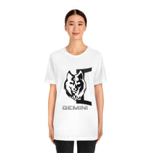 Load image into Gallery viewer, Gemini Wolf Unisex Jersey Short Sleeve Tee
