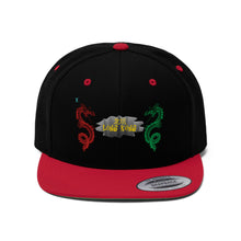 Load image into Gallery viewer, 龙坑 Lóng kēng (Dragon Pit) Unisex Flat Bill Hat
