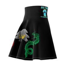 Load image into Gallery viewer, 龙坑 Lóng kēng (Dragon Pit) Women's Skater Skirt (AOP)

