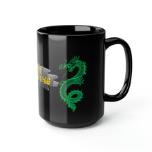 Load image into Gallery viewer, 龙坑 Lóng kēng (Dragon Pit) Black Mug, 15oz
