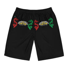 Load image into Gallery viewer, 龙坑 Lóng kēng (Dragon Pit) Men's Board Shorts (AOP)
