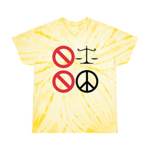 Load image into Gallery viewer, No Justice, No Peace Tie-Dye Tee, Cyclone
