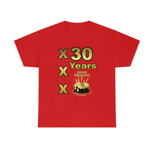 Load image into Gallery viewer, Happy Birthday (30 Years/XXX Years) Unisex Heavy Cotton Tee.
