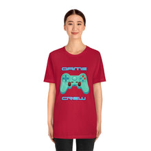 Load image into Gallery viewer, Game Crew Unisex Jersey Short Sleeve Tee
