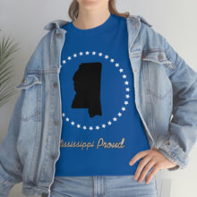 Load image into Gallery viewer, Mississippi Proud Unisex Heavy Cotton Tee
