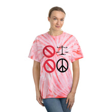 Load image into Gallery viewer, No Justice, No Peace Tie-Dye Tee, Cyclone

