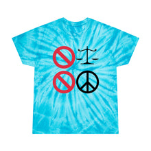 Load image into Gallery viewer, No Justice, No Peace Tie-Dye Tee, Cyclone
