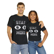 Load image into Gallery viewer, Stay Woke Unisex Heavy Cotton Tee

