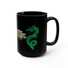 Load image into Gallery viewer, 龙坑 Lóng kēng (Dragon Pit) Black Mug, 15oz
