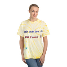 Load image into Gallery viewer, No Justice No Peace Tie-Dye Tee, Cyclone

