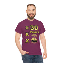 Load image into Gallery viewer, Happy Birthday (30 Years/XXX Years) Unisex Heavy Cotton Tee.
