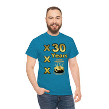 Load image into Gallery viewer, Happy Birthday (30 Years/XXX Years) Unisex Heavy Cotton Tee.

