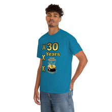 Load image into Gallery viewer, Happy Birthday (30 Years/XXX Years) Unisex Heavy Cotton Tee.

