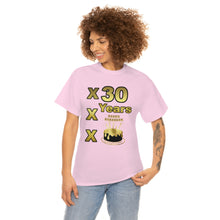 Load image into Gallery viewer, Happy Birthday (30 Years/XXX Years) Unisex Heavy Cotton Tee.
