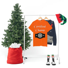 Load image into Gallery viewer, Certified Champ (Silver) Unisex Heavy Cotton Tee
