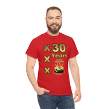 Load image into Gallery viewer, Happy Birthday (30 Years/XXX Years) Unisex Heavy Cotton Tee.

