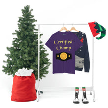 Load image into Gallery viewer, Certified Champ (Gold) Unisex Heavy Cotton Tee.
