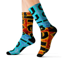 Load image into Gallery viewer, Fire &amp; Ice Sublimation Socks
