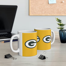 Load image into Gallery viewer, Green Bay Packers Ceramic Mug 11oz
