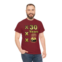 Load image into Gallery viewer, Happy Birthday (30 Years/XXX Years) Unisex Heavy Cotton Tee.
