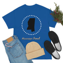 Load image into Gallery viewer, Mississippi Proud Unisex Heavy Cotton Tee
