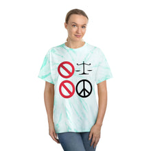 Load image into Gallery viewer, No Justice, No Peace Tie-Dye Tee, Cyclone
