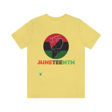 Load image into Gallery viewer, Juneteenth Unisex Jersey Short Sleeve Tee
