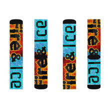 Load image into Gallery viewer, Fire &amp; Ice Sublimation Socks
