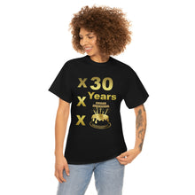 Load image into Gallery viewer, Happy Birthday (30 Years/XXX Years) Unisex Heavy Cotton Tee.
