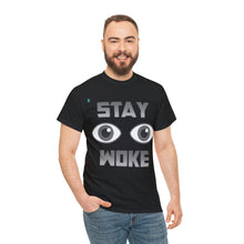Load image into Gallery viewer, Stay Woke Unisex Heavy Cotton Tee
