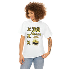 Load image into Gallery viewer, Happy Birthday (30 Years/XXX Years) Unisex Heavy Cotton Tee.
